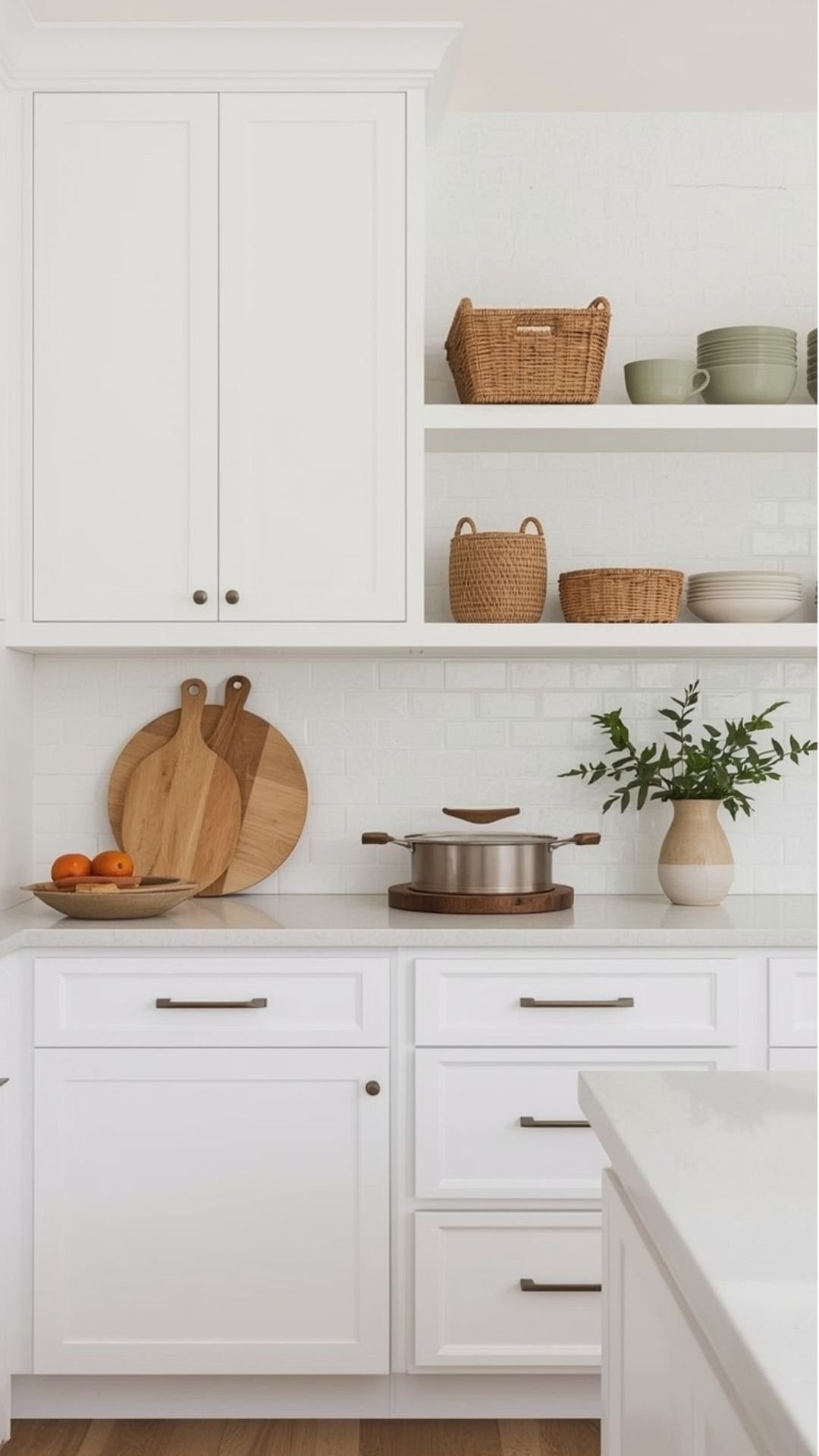 kitchen decor ideas with white cabinets