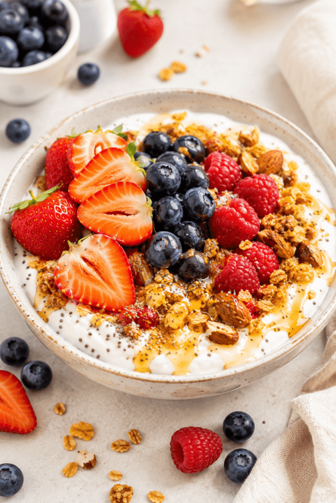 Greek Yogurt Berry Bowl