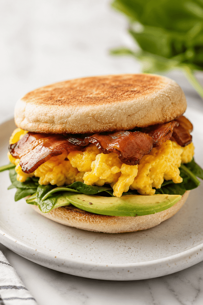 High Protein Breakfast Sandwich
