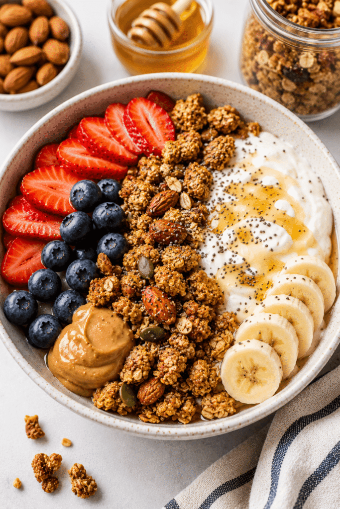 High Protein Granola Bowl