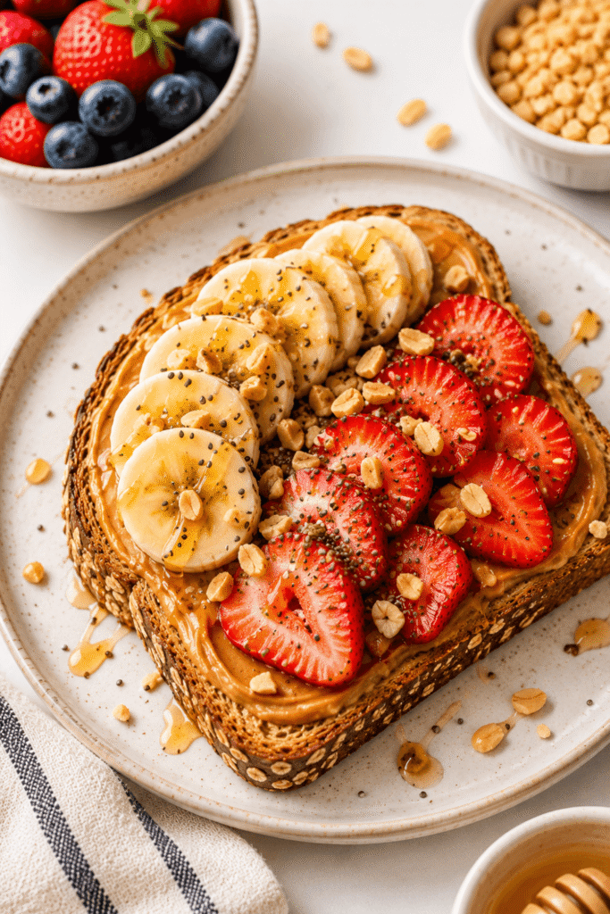 Peanut Butter Protein Toast