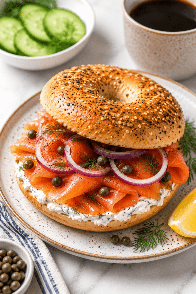 Smoked Salmon Bagel